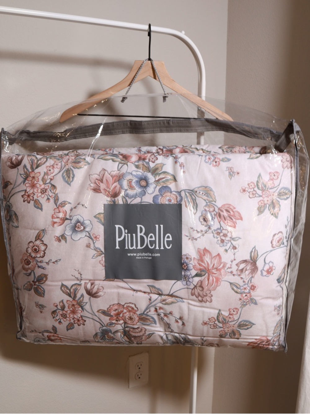 PiuBelle Comforter Queen Floral Print 3pcs 100% Cotton